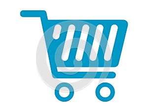 shopping cart icon - concept of e-commerce