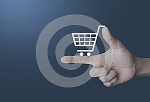 Shop online concept