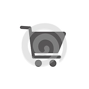 Shopping Cart Icon, flat design best vector