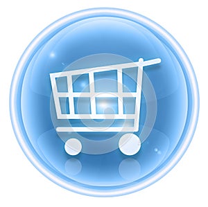 Shopping cart icon ice