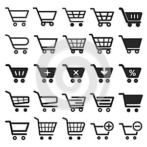 Shopping Cart icon set