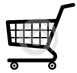 Shopping cart icon (Vector) photo