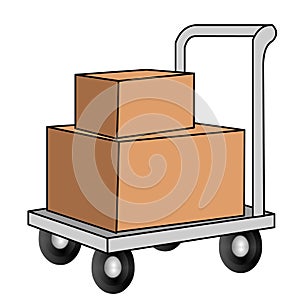 Shopping cart icon vector Shopping cart logo vector illustrations