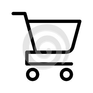 Shopping Cart Icon Vector Symbol Design Illustration