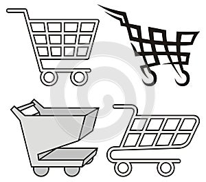 Shopping cart icons