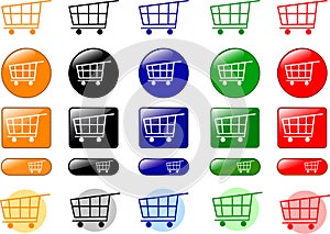 Shopping cart icons