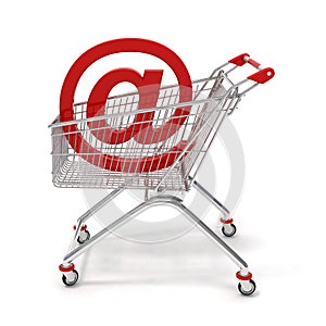 Shopping cart internet