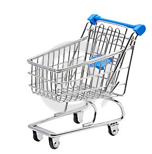 shopping cart isolated on white background