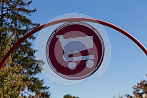 Shopping Cart Sign