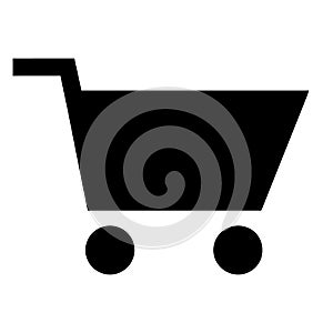 Shopping cart vector icon eps 10