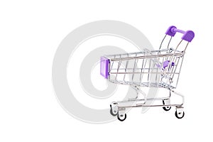 Shopping Cart On White background