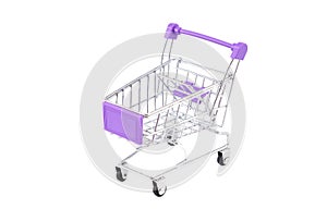 Shopping Cart On White background