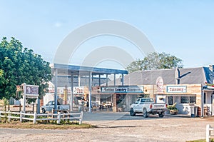 Shopping centre and fuel station at Rheenendal