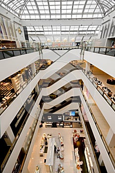 Shopping centre interior