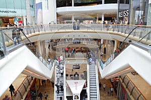 Shopping centre mall