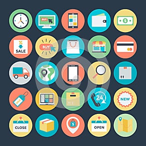 Shopping and Commerce Vector Icons 1