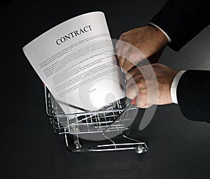 Shopping a contract around