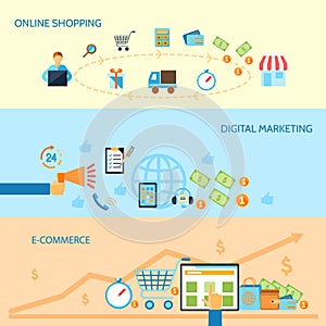 Shopping e-commerce banner