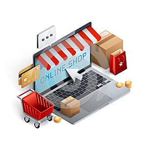 Shopping E-commerce Concept