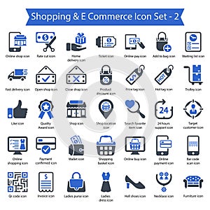 Shopping & E commerce icon set 2