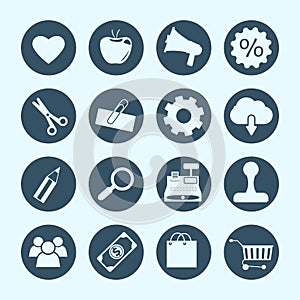 Shopping and e-commerce icons