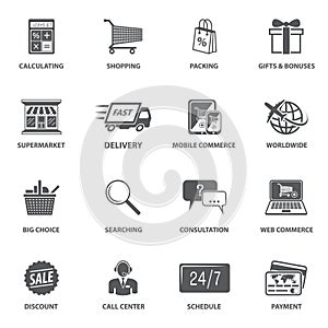 Shopping E-commerce Icons