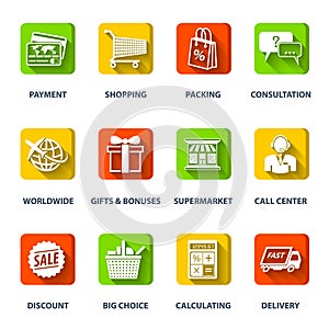 Shopping E-commerce Icons