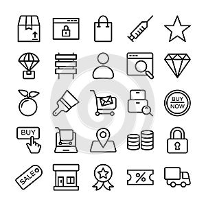 Shopping and E Commerce Vector Icons 5