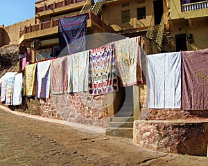 Shopping Fabric Display India