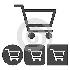 Shopping Icon - vector icons set