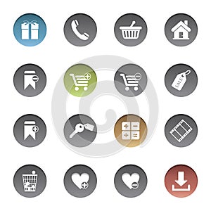 Shopping icons