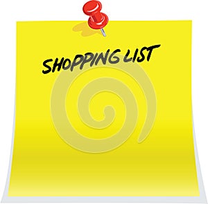 Shopping list