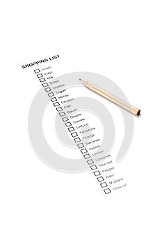 Shopping list