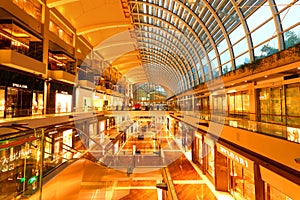 Shopping mall in Singapore . MBS