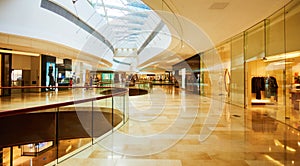 Shopping mall center photo