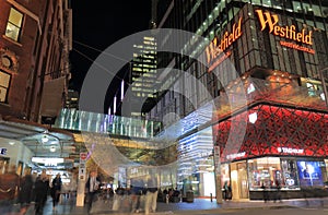 Shopping mall street cityscape Sydney Australia