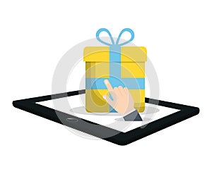 shopping online commerce gift virtual