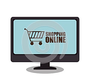 shopping online e-commerce icon