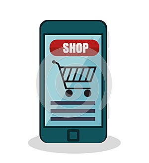 shopping online e-commerce icon