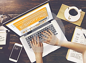 Shopping Online Order Purchase Buying Concept