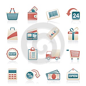 Shopping and retail icons