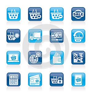 Shopping and retail icons
