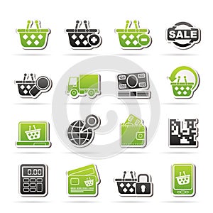 Shopping and retail icons