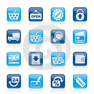 Shopping and retail icons