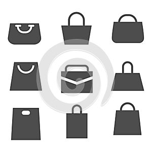 Shopping,shopping cart,shopping bag icon vector design symbol