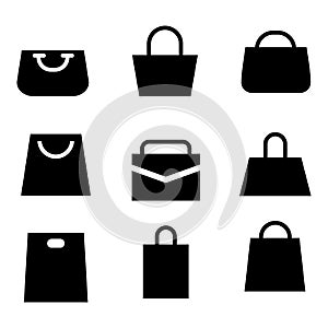 Shopping,shopping cart,shopping bag icon vector design symbol