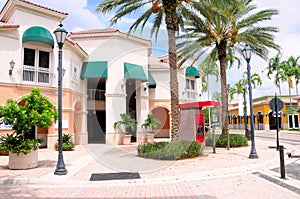 Shopping street retail stores & businesses, FL photo