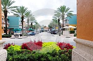 Shopping street retail stores & restaurants, FL