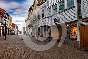 Shopping street in Stavanger