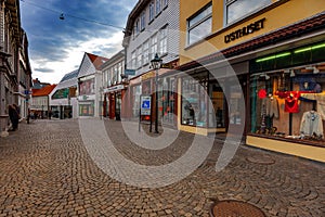 Shopping street in Stavanger